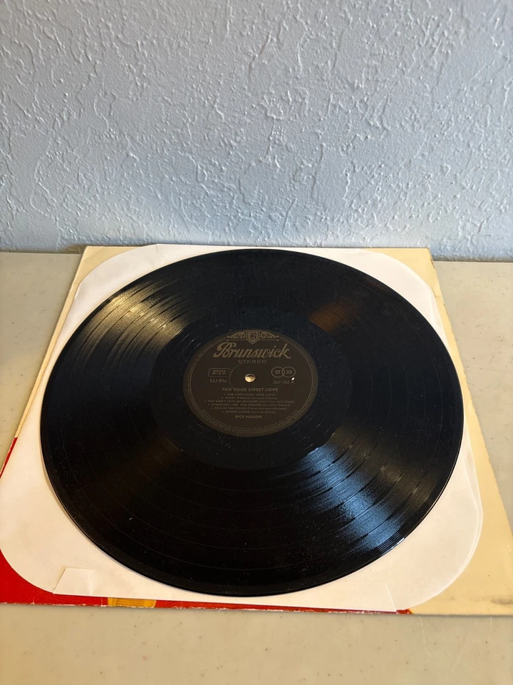 RICK NELSON FOR YOUR SWEET LOVE VINYL RECORD LP GERMANY BRUNSWICK RECORDS VG+ Foto 3 de 4