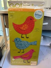 Accuquilt GO!  Fabric Cutting Die Birds #55324 sealed package
