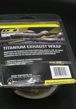 Titanium Exhaust Header Pipe Heat Wrap 2 X 15 Roll 2500f Muscle Car Rv Duty