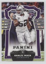 2017 Panini Sacrifice 262/299 Khalil Mack #72 0z2