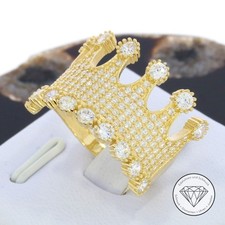 SONDERAKTION WERT 1.050,- Kronen Ring 585 Gold 14k 14 KT in 56 XXYY