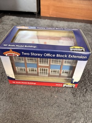 Bachmann Nebenbahn 44-019 Scenecraft Spur O zweistöckiger Büroblock-Erweiterung