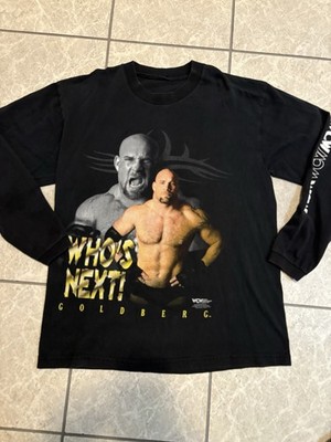 Vintage 1998 WCW Goldberg Who s Next Long Sleeve Shirt Size M - No Tag