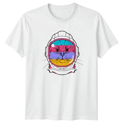 Astronaut Katze T-Shirt Space Kitty Geschenk für Sie und Ihn