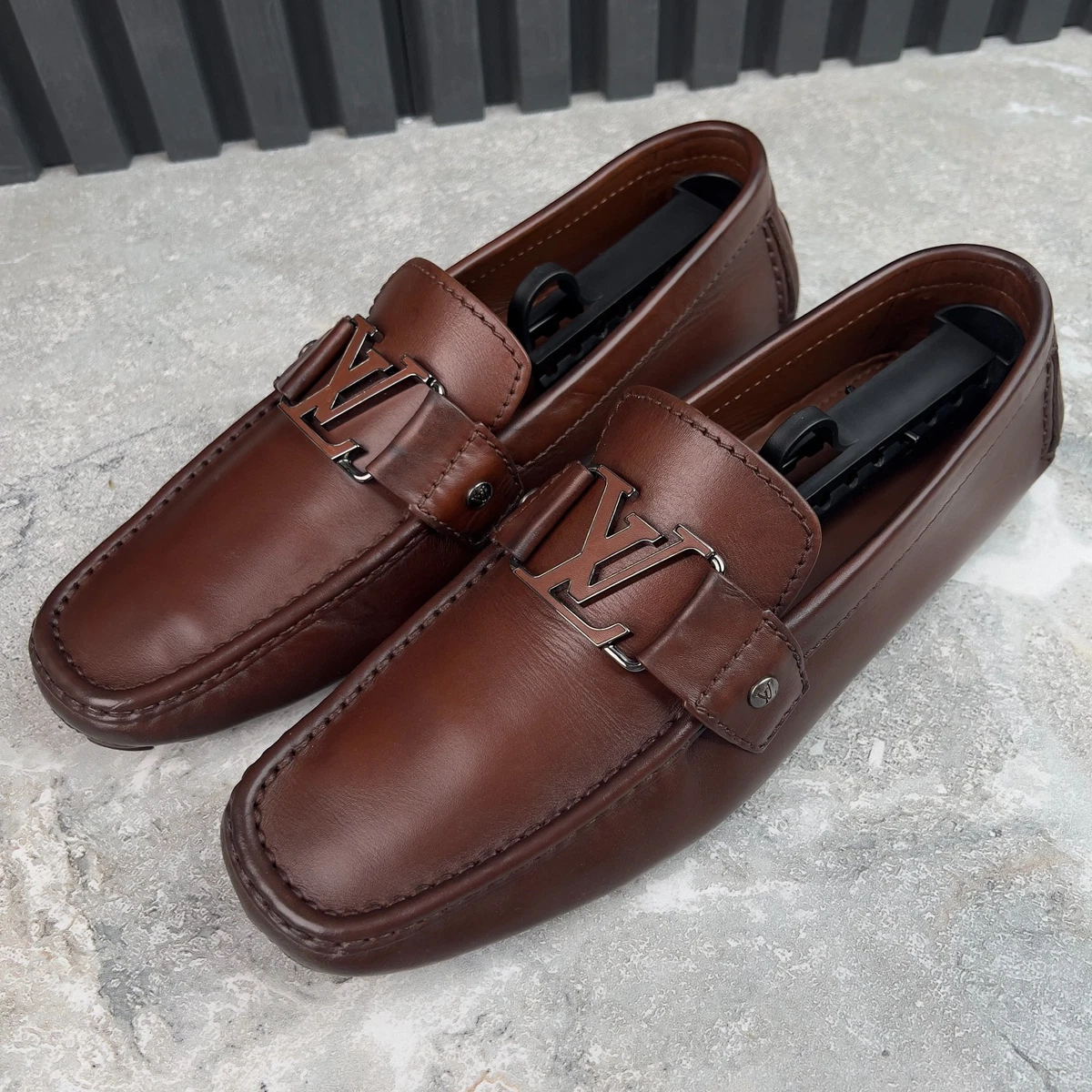Louis Vuitton Moccasin Brown Casual Shoes for Men for sale - eBay