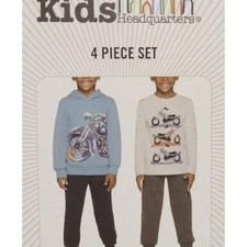Kids Headquarters Kids' 4-piece Set Blue Motor Cycle Size-3T New with Tags