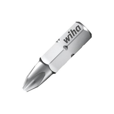 Wiha 1658 Bit Philips PH 2 C 6.3 Durable Steel Single Piece