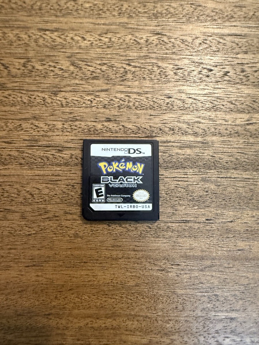 Pokémon Black Version Authentic Nintendo DS 2DS 3DS Game Cartridge