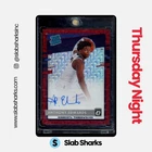 2020 PANINI DONRUSS OPTIC ANTHONY EDWARDS RATED ROOKIE AUTO RED CHOICE PRIZM RC