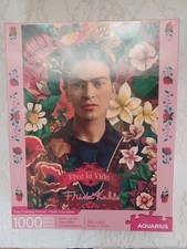 BEAUTIFULLY DETAIL Frida Kahlo 1000pc Puzzle New 20in X 28in Jigsaw VIVA LA VIDA