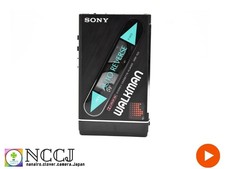  Near Mint SONY WALKMAN stereo cassette player WM-102 Black From JAPAN 2915363