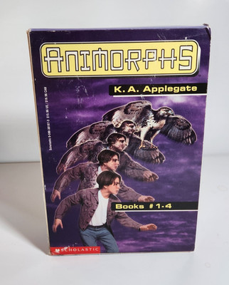 Animorphs Books 1-4 Box Set by KA Applegate TPB Sci Fi Junior Jr Series Fiction