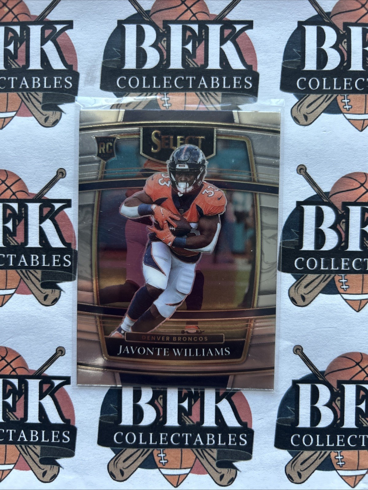 Javonte Williams 2021 Panini Select #57 Concourse Rookie RC