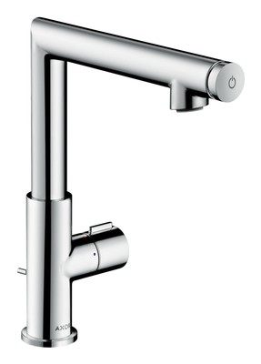 Axor Uno Waschtischmischer Select 220 mit Zugstangen-Ablaufgarnitur - Chrom