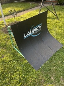 Soccer ball Launch Ramp and bounce back practice Ramp Portable
