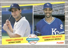 1989 Fleer Torey Lovullo Robert Palacios #648