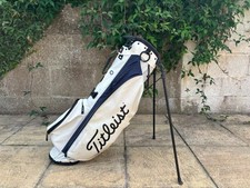 Titleist 4 Way Divided Stand Bag | Fair Condition | White and Blue