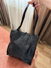Damen Schultertasche Kunstleder Schwarz recht...