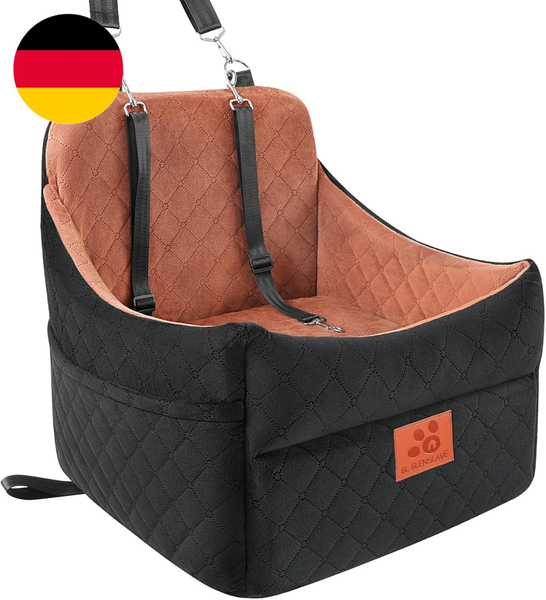 GL Glenslave Hunde-Autositz FüR Kleine/Mittlere Hunde, Hundeautositz Mit Dicker-image