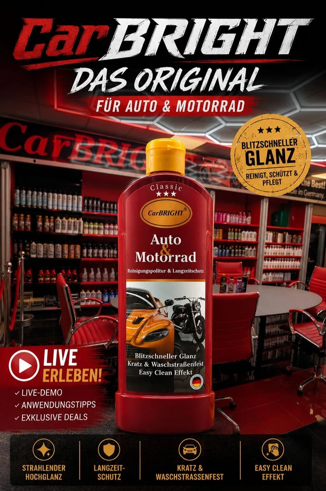 CarBRIGHT LIVE – Das Original und attraktive Mulit-Packs