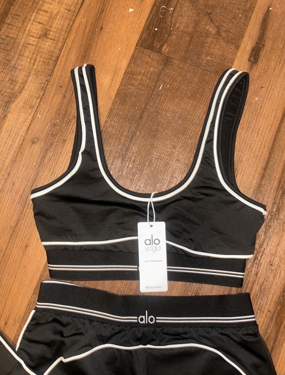 Alo Black Yoga Set Activewear, Size Small | eBay