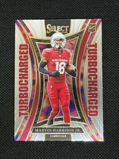 Marvin Harrison Jr RC 2024 Panini Select Turbocharged No. 2 Arizona Cardinals