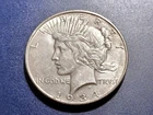 Very Choice AU 1934-D U.S. Peace Dollar