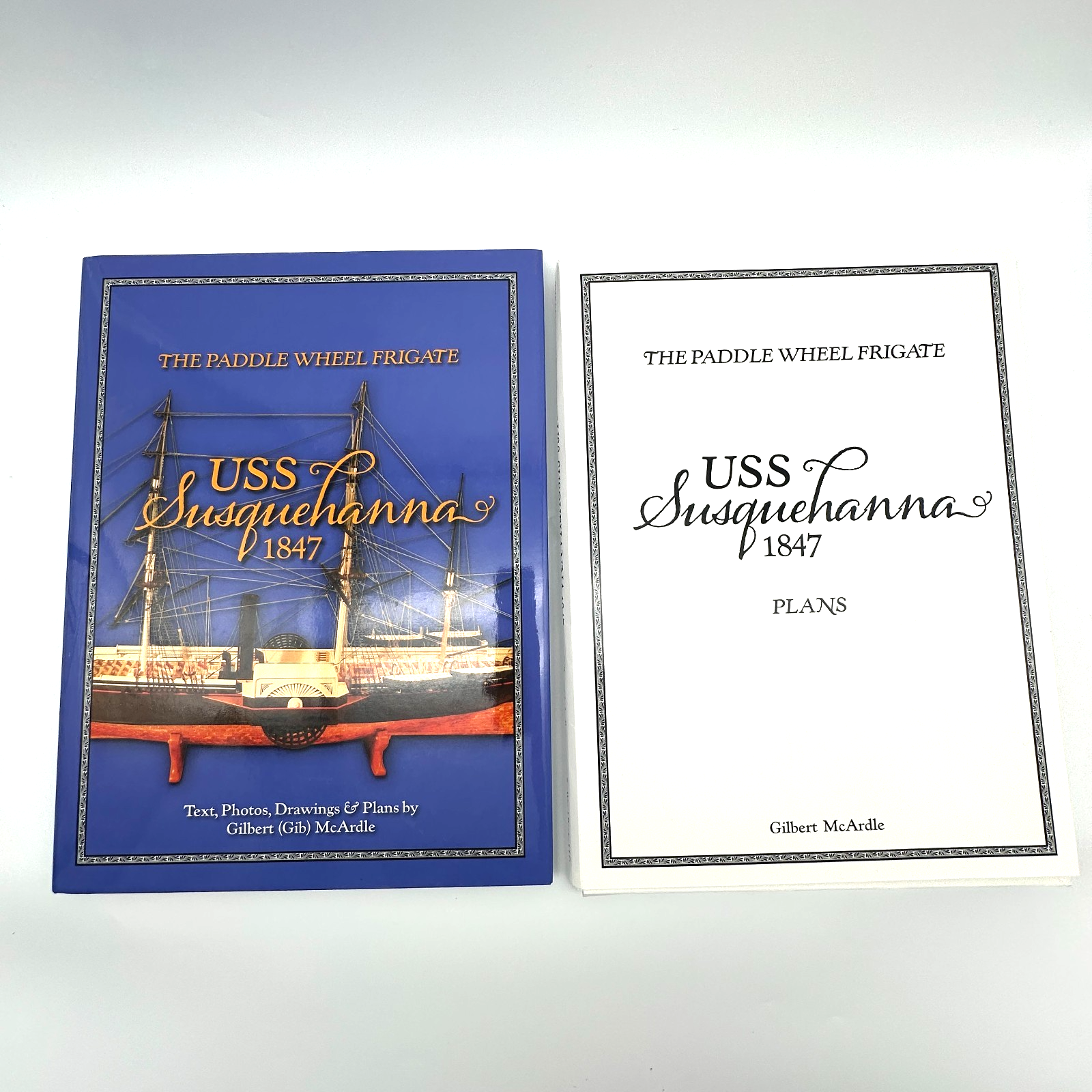 USS Susquehanna 1847 Paddle Wheel Frigate Book and Plans Set SeaWatch Books 2015