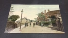 Castle Street Hadley Telford Shropshire colour postcard 1919