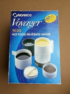 NORELCO Voyager TC22 Hot Food/ Beverage Maker, Vtg in Box