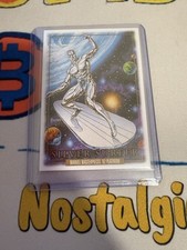 2024 Marvel Masterpieces '92 Platinum Canvas #90 Silver Surfer