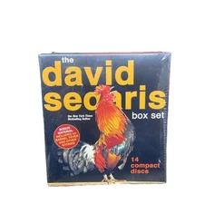 david sedaris Box Set 14 Compact Discs CDs Audiobooks Hailed Barrel Naked 2000