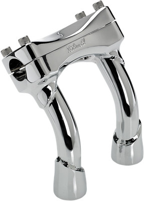 BILTWELL RISER MANUBRIO MURDOCK PULLBACK 6'' CROMO 25MM TRIUMPH KAWASAKI BMW S...