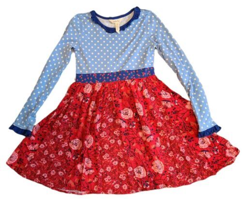 Matilda Jane Holly Jolly Holiday Dress Size 6- Girls Christmas Dress | eBay