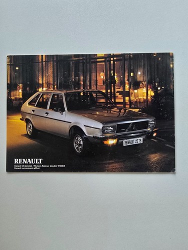 Original Renault 20 & 30 1981 UK Market Sales Brochure VGC - Picture 2 of 2