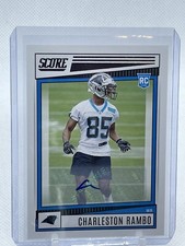 2022 Panini Score Rookie Signatures Auto #398 Charleston Rambo RC - Panthers