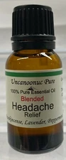 Headache Relief 100% Pure Essential Oil 15mL Therapeutic Grade