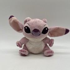Disney Parks Lilo  Stitch Plush Stuffed Animal Girlfriend Angel Pink 8" 
