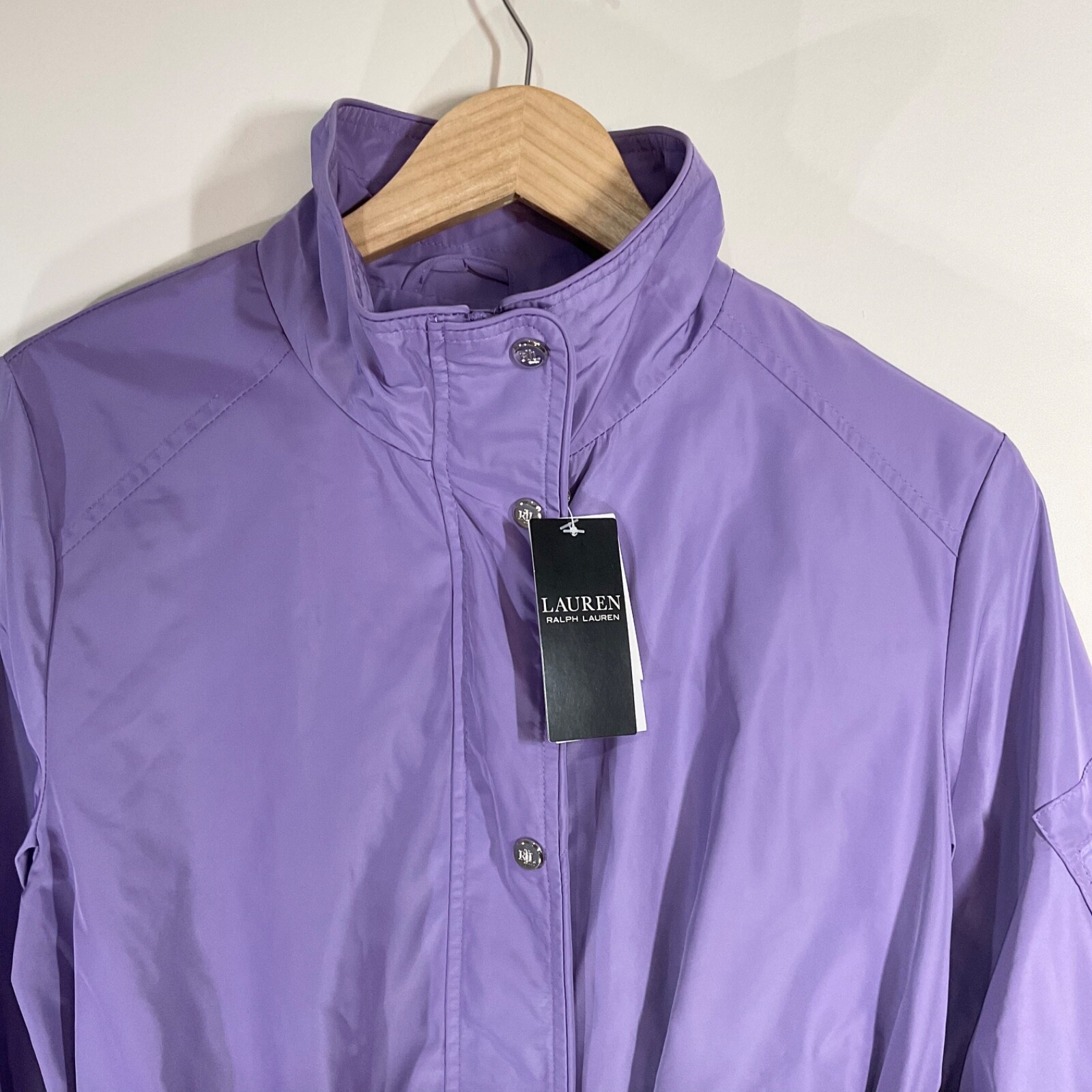 NEW Ralph Lauren Womens Black Label Belted Purple Lined Jacket Size S  RRP 280 image 6