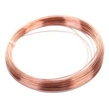 Bare Copper Round Wire - Diameters 0.2mm to 5mm, Various Sizes Available