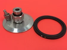 Tri-Clamp 2-1/2" - End Cap Tube Fittings Connection w/ Rubber Gasket