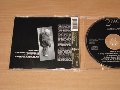 2Pac Maxi CD - Dear Mama (Remixes) / 1995 German Press in