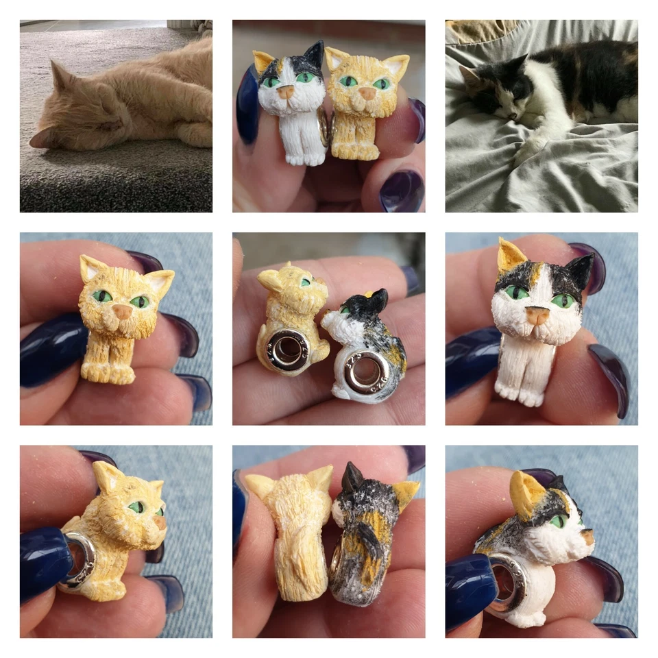 MINI CÃO personalizado para animais de estimação joias presente pingente pulseira miçangas PANDOR - Imagem 3 de 4