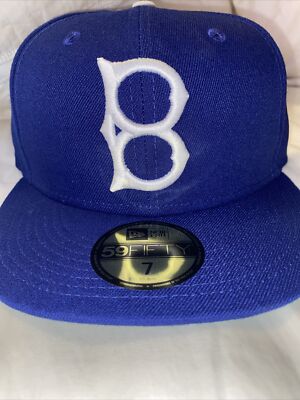 Brooklyn LA Dodgers New Era Cooperstown 5950 59Fifty Blue Fitted