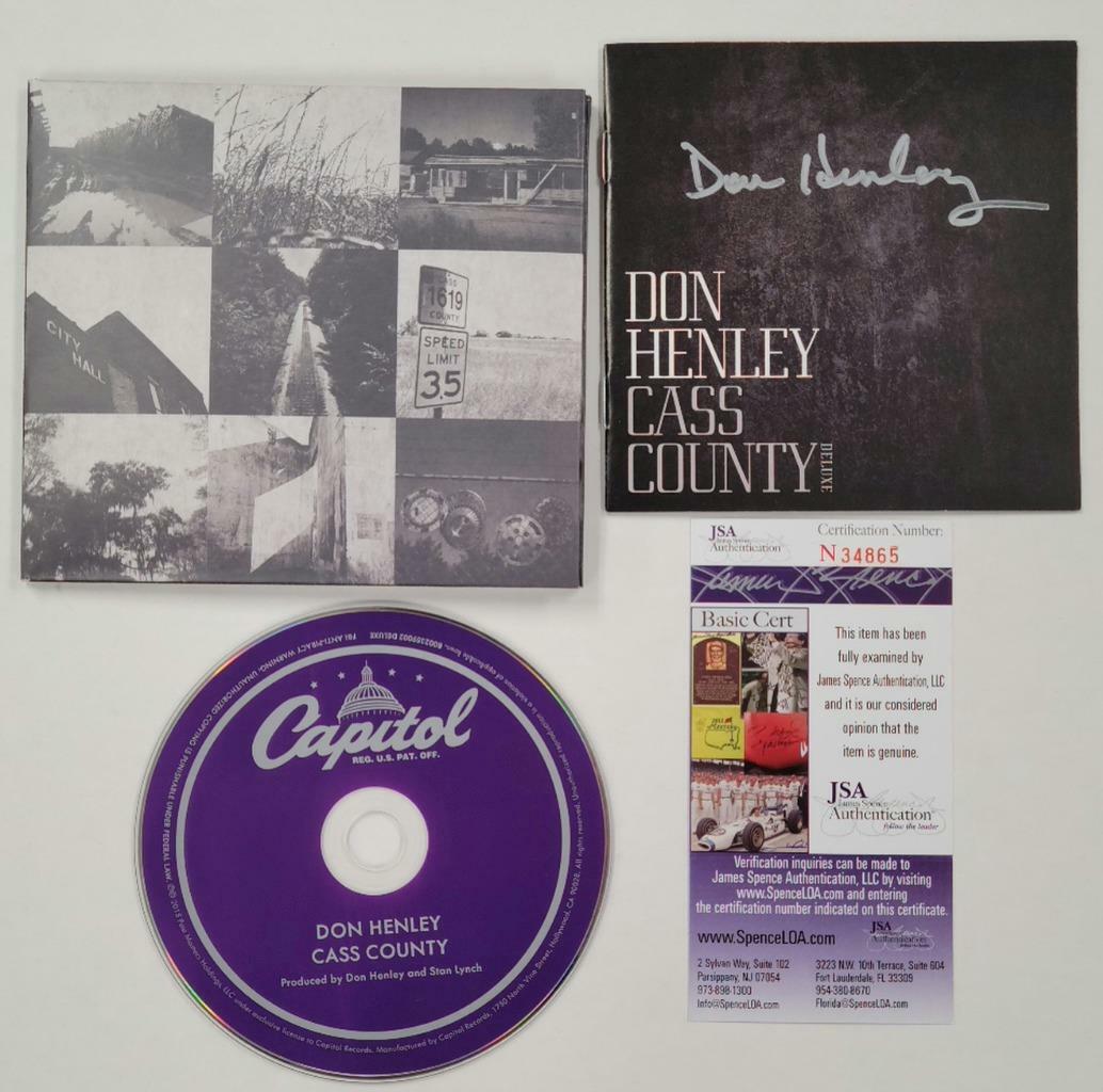 Don Henley Autographed Signed Cass Country CD Cover Autograph The Eagles ~ JSA COA 