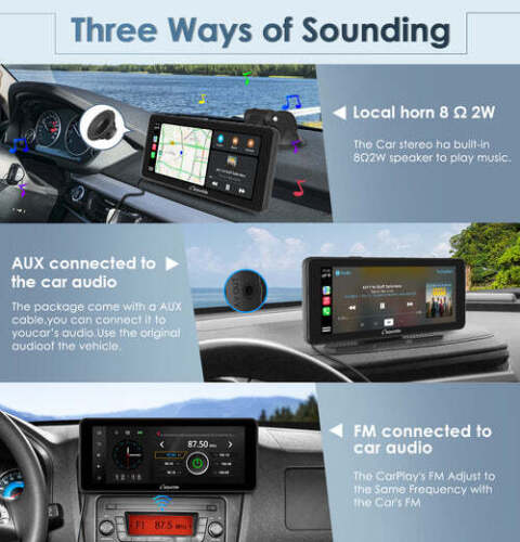 Carpuride New 6.9Inch Touchscreen Autoradio Wireless Apple Carplay Android Auto - Bild 5 von 10