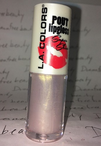 L.A. Brillant à lèvres pur Colors Pout Super Shine *PUCKER UP * 3,5 g. Tout neuf et scellé - Photo 1/12