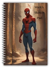 A4 PERSONALISED SKETCH BOOK /PERSONALISED DRAWING PAD/A4 NOTEBOOK/ NOTE PAD A4 