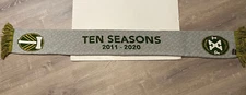MLS Portland Timbers Soccer scarf 10 seasons 2020 Ruffneck 63" long