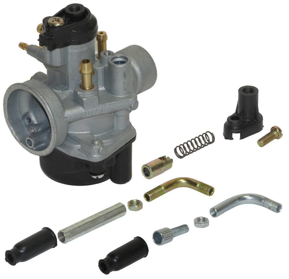 Carburateur TUN'R PHBN 17,5 BT admission moteur 2T mobylette scooter mecaboite 50cc